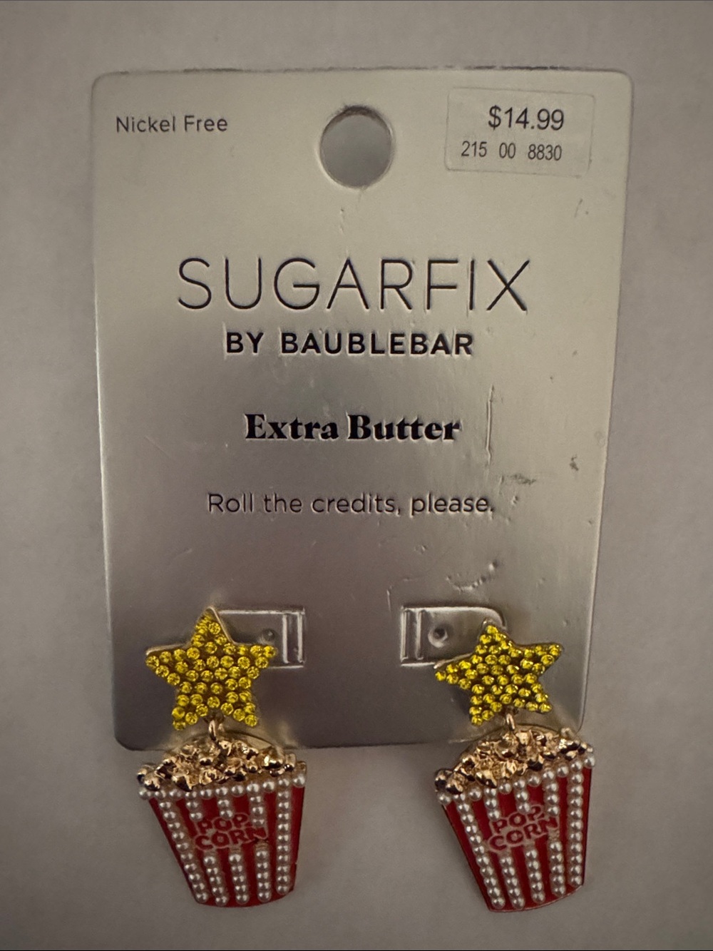 Sugarfix by BaubleBar Yellow & Red Popcorn Star Earrings